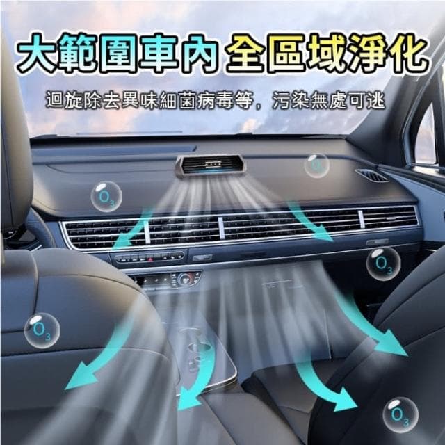 光能清淨機 車用空氣清淨機 空氣淨化器 太陽能電 強效滅菌 除甲醛 太陽能臭氧負離子淨化器 清淨機