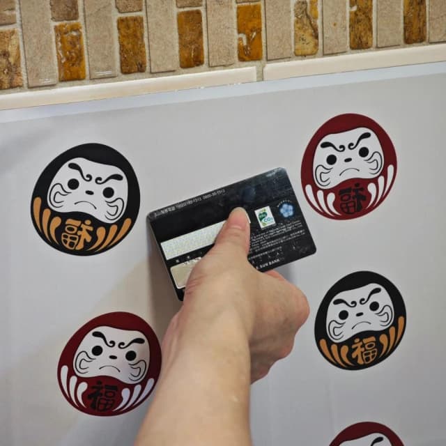 【longtanji】隆探吉 超可愛廚房防油壁貼 (交換禮物 聖誕禮物 達摩不倒翁 福神)
