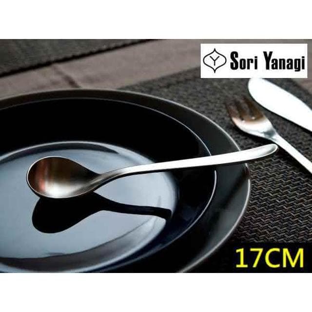 【柳宗理】日本高質感不鏽鋼點心匙17cm(交換禮物 聖誕禮物 甜點匙 湯匙)