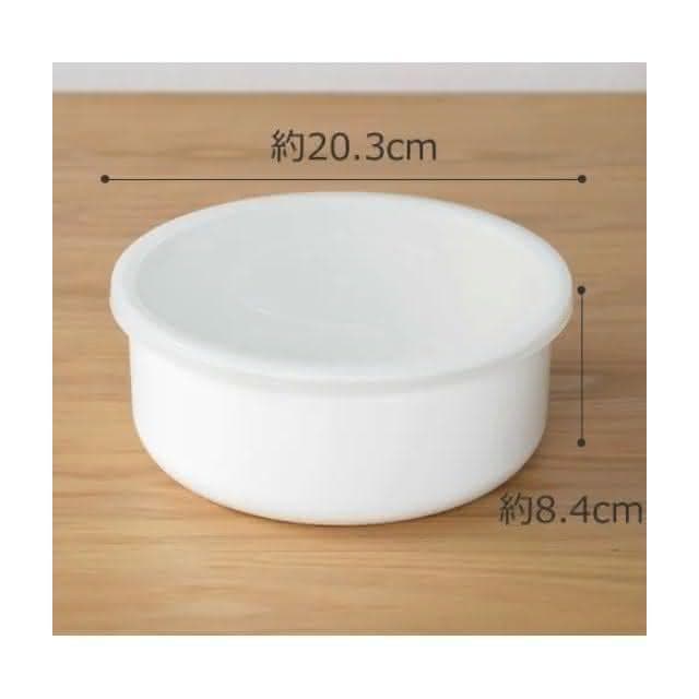 【野田琺瑯】日本圓形琺瑯保鮮盒16cm(交換禮物 聖誕禮物 RD-16)