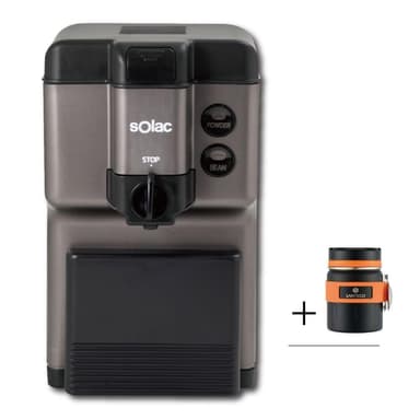 【SOLAC】自動研磨咖啡機 SCM-C58 (自動磨豆 現磨咖啡 手沖悶蒸 精品級 咖啡粉 簡易清洗__Kimi極美職人推薦)