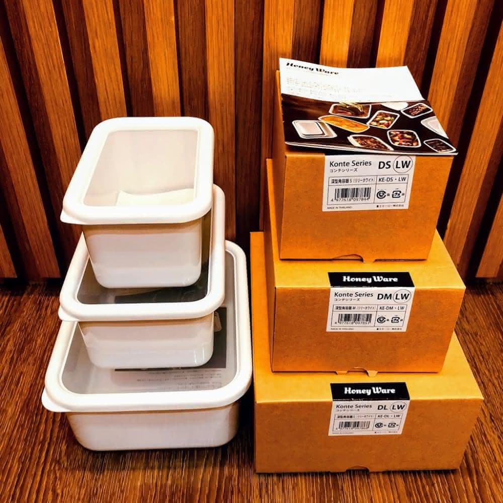 【FUJIHORO 富士】附塑膠蓋 日本經典白保鮮盒深型LL交換禮物 聖誕禮物 可直火加熱 烤箱 烤盤 (平行輸入)