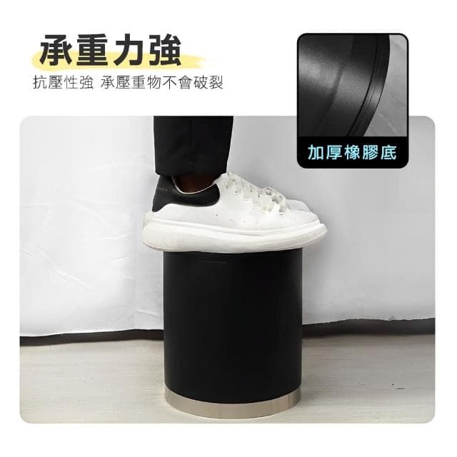 居家用品 無蓋垃圾桶 大口清潔筒 質感垃圾桶 時尚垃圾桶 浴室垃圾桶 飯店 臥室垃圾桶 交換禮物 185-TCBPC