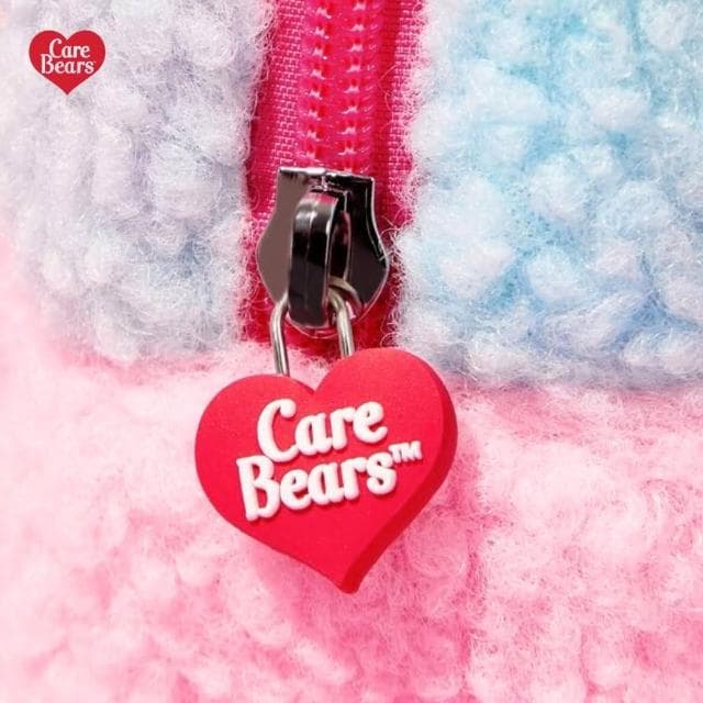 【Care Bears】美國彩虹熊愛心熊Care Bears彩虹毛絨化妝包筆袋旅行包(閨蜜女友女兒老婆生日聖誕交換禮物)