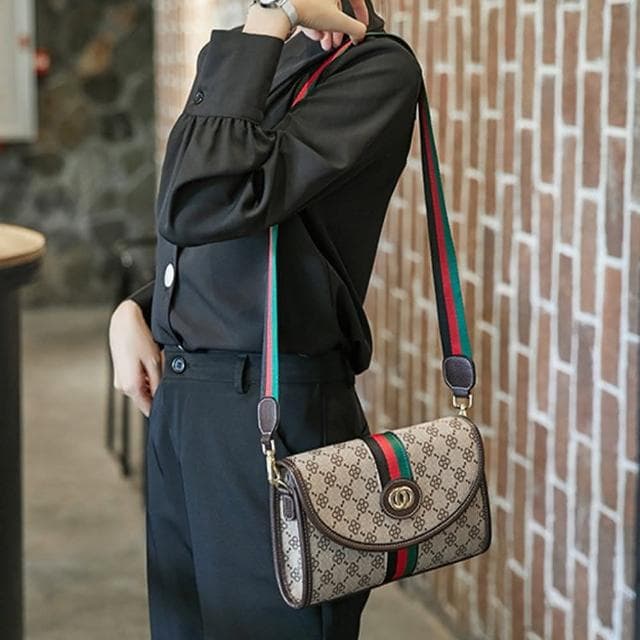 【LEESA】老花包包\信封包\斜背包\小方包\口蓋包\手拿包\肩背包\禮物\隨身小包\印花包包\復古百搭