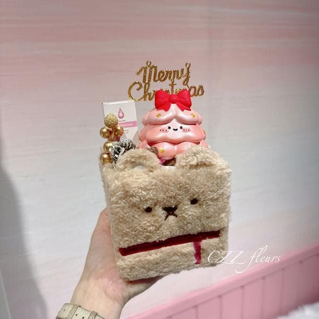 純手繪聖誕樹寶寶香薰擴香石禮盒-聖誕妹妹（交換禮物/聖誕禮物/生日禮物）