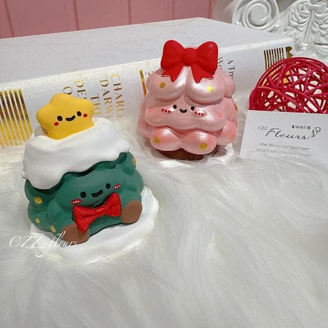 純手繪聖誕樹寶寶香薰擴香石禮盒-聖誕妹妹（交換禮物/聖誕禮物/生日禮物）