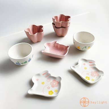 【Daylight】造型醬料碟 陶瓷碟 沾醬碟 火鍋醬料碗 醬油碟 櫻花碟 味碟 交換禮物 聖誕禮物