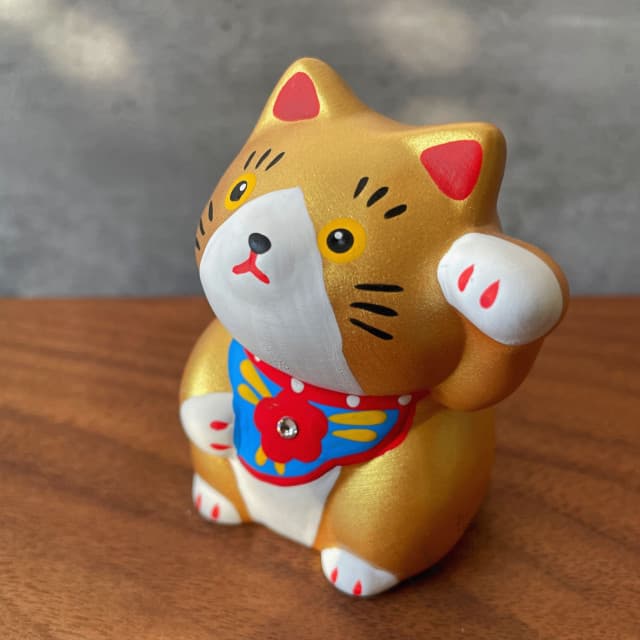 ［光檸］日本 民藝 胖胖手繪陶瓷招財貓 開運又可愛 藥師窯 吉祥物 開運小物 招財擺飾 招財小物 聖誕禮物 交換禮物