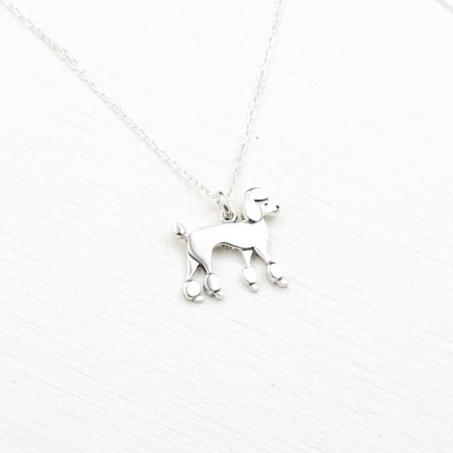 【Angel & Me】貴賓狗 貴賓犬 s925純銀項鍊 生日禮盒 聖誕節禮物