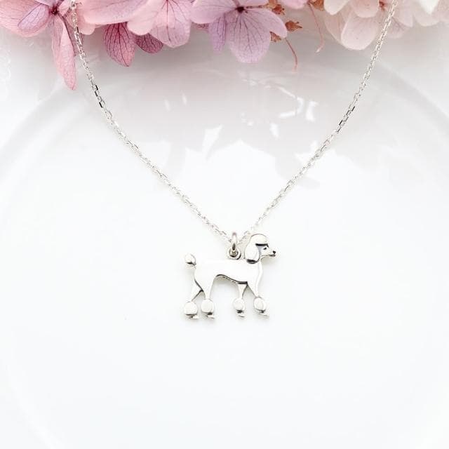 【Angel & Me】貴賓狗 貴賓犬 s925純銀項鍊 生日禮盒 聖誕節禮物
