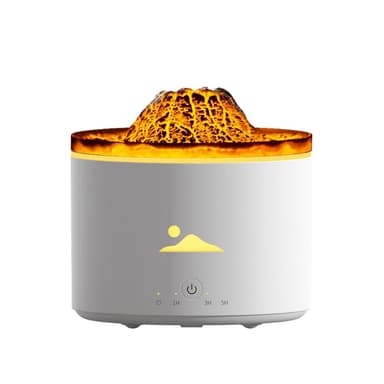 火山熔岩香薰機 加濕器 小夜燈 (USB插電款) 火山熔岩香薰機 火山香薰機 氛圍夜燈 香氛機 水氧機 霧化機 擴香機