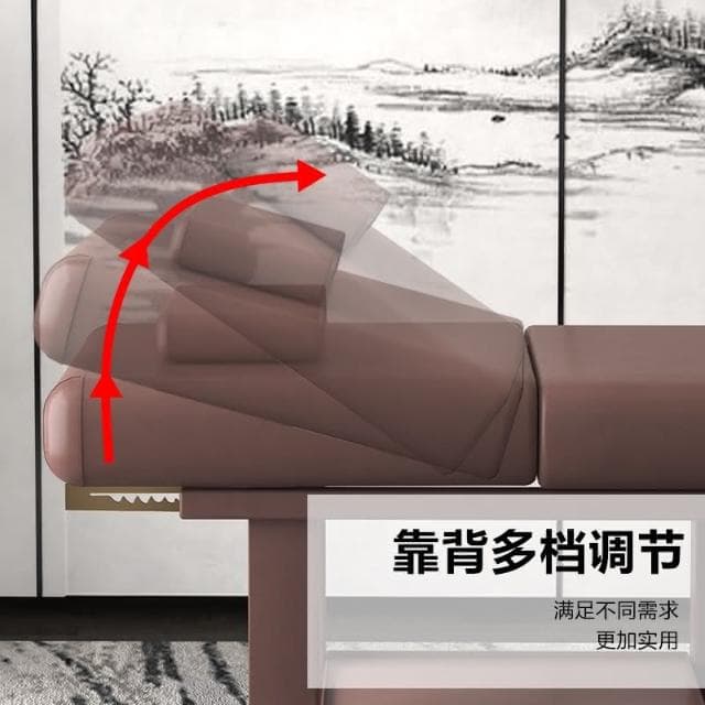 可開發票 美容床美容院專用摺疊中醫推拿床家用按摩床理療床帶洞紋綉采耳床摺疊床 美容床 推拿床