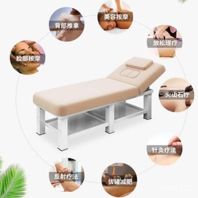 免運費 美容床美容院專用按摩床推拿床傢用艾灸理療床帶洞紋繡美體床包郵 按摩床 推拿床 護膚床 乳膠美容床 美容院專用 E