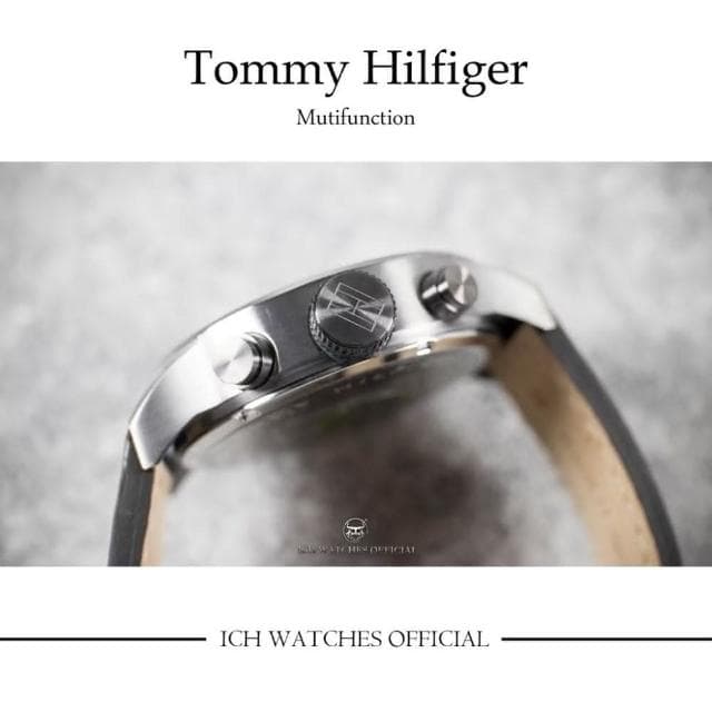 【Tommy Hilfiger】ICHco 實體門市 美國Tommy Hilfiger 多功能系列三眼錶-手錶男錶女錶星期生日禮物情人節禮物父親節禮物聖誕禮物1791809