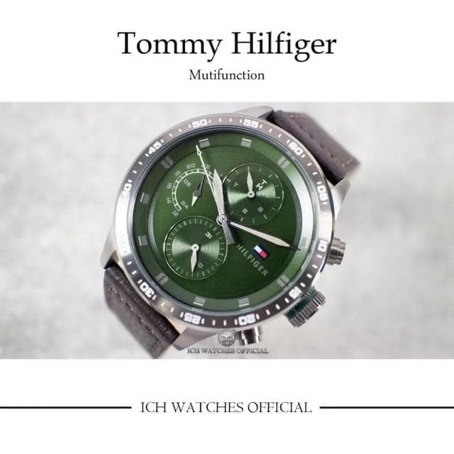 【Tommy Hilfiger】ICHco 實體門市 美國Tommy Hilfiger 多功能系列三眼錶-手錶男錶女錶星期生日禮物情人節禮物父親節禮物聖誕禮物1791809