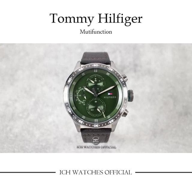 【Tommy Hilfiger】ICHco 實體門市 美國Tommy Hilfiger 多功能系列三眼錶-手錶男錶女錶星期生日禮物情人節禮物父親節禮物聖誕禮物1791809