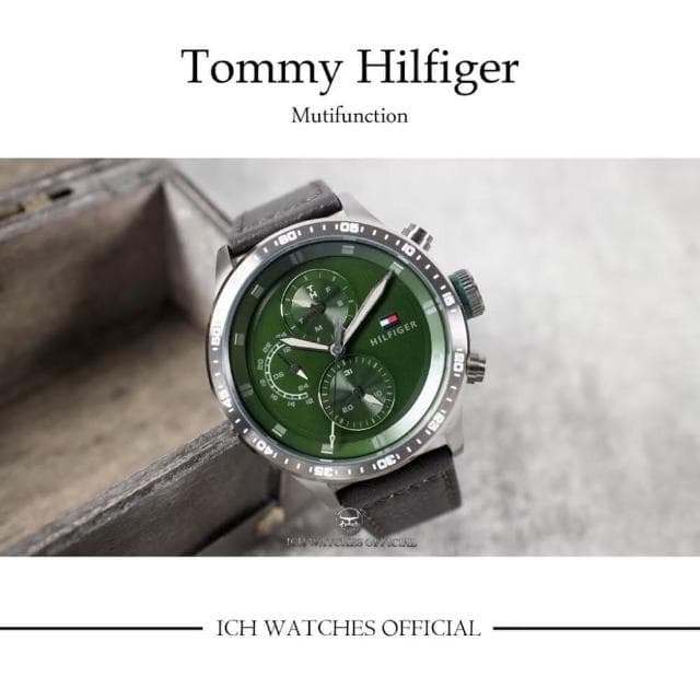 【Tommy Hilfiger】ICHco 實體門市 美國Tommy Hilfiger 多功能系列三眼錶-手錶男錶女錶星期生日禮物情人節禮物父親節禮物聖誕禮物1791809
