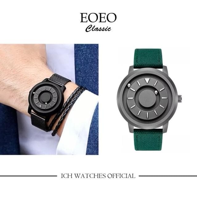 ICHco 實體門市 EOEO滾珠磁吸設計錶-盲人錶石英錶手錶男錶女錶時尚錶情人節禮物父親節禮物生日禮物送禮穿搭流行潮流錶