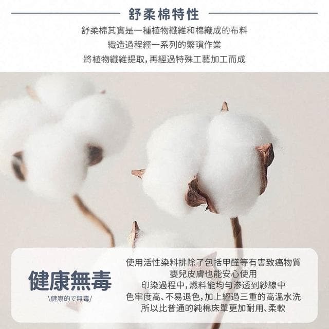 【AI Queen】日系舒柔棉床包-通用雙人被套(床包/柔棉床包/藍貓/抗菌/雙人床包/雙人加大/純棉床包/床單/被套/吸濕透氣)