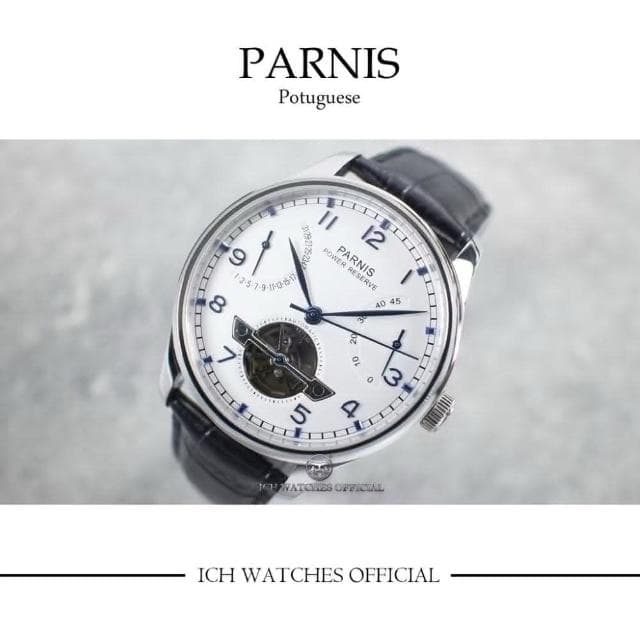 ICHco 實體門市 瑞士Parnis Portuguese類陀飛輪款飛行錶機械錶-男錶女錶手錶正裝錶潛水錶生日禮物父親節禮物情人節禮物