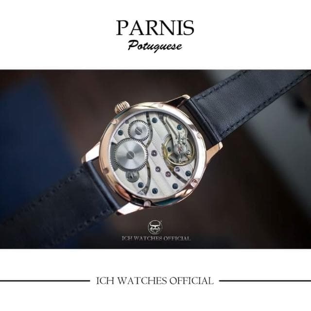 ICHco 實體門市 瑞士Parnis Portuguese葡萄牙系列機械錶-男錶女錶飛行錶正裝錶潛水錶父親節禮物情人節禮物生日