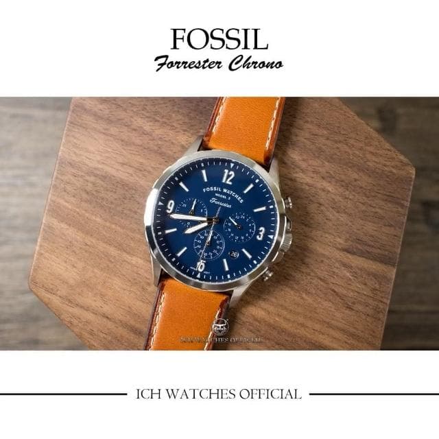 【FOSSIL】ICHco 實體門市 美國 Fossil Forrester Chrono系列男錶三眼計時錶-運動錶粗曠風手錶機械錶生日禮物情人節禮物