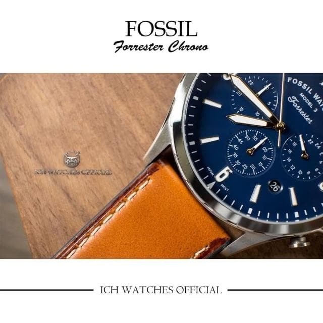 【FOSSIL】ICHco 實體門市 美國 Fossil Forrester Chrono系列男錶三眼計時錶-運動錶粗曠風手錶機械錶生日禮物情人節禮物