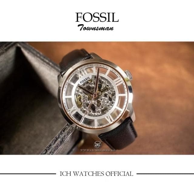 【FOSSIL】ICHco 實體門市 美國FOSSIL Townsman系列鏤空機械錶ME3098-手錶男錶女錶生日禮物父親節禮物情人節禮物西裝錶