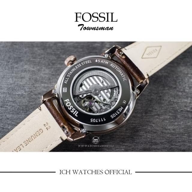 【FOSSIL】ICHco 實體門市 美國FOSSIL Townsman Automatic機械錶-男錶女錶手錶生日禮物情人節禮物父親節禮物