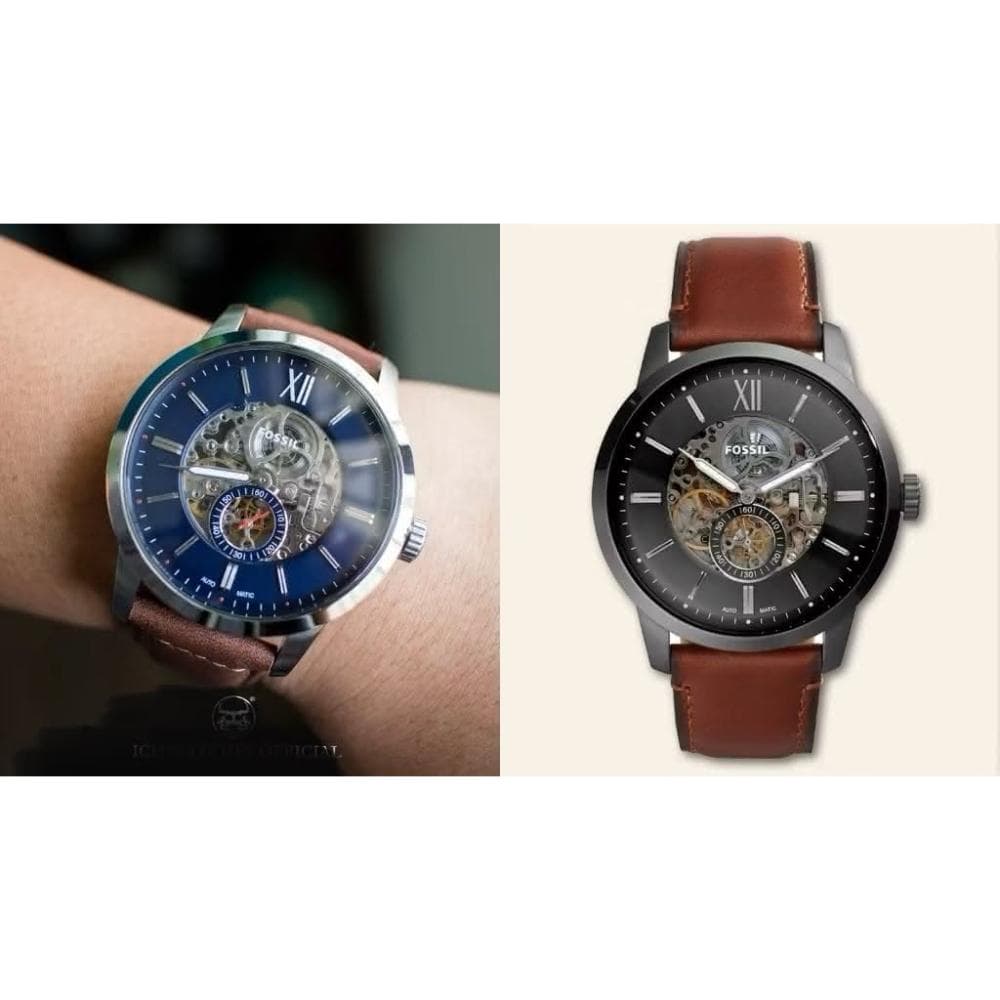 【FOSSIL】ICHco 實體門市 美國FOSSIL Townsman系列鏤空機械錶-男錶女錶手錶運動錶飛行錶生日禮物情人節禮物父親節禮物聖誕節