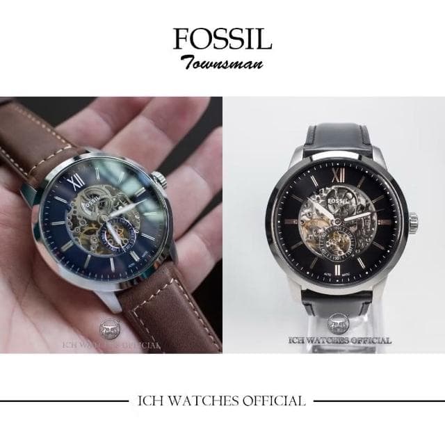 【FOSSIL】ICHco 實體門市 美國FOSSIL Townsman系列鏤空機械錶-男錶女錶手錶運動錶飛行錶生日禮物情人節禮物父親節禮物聖誕節