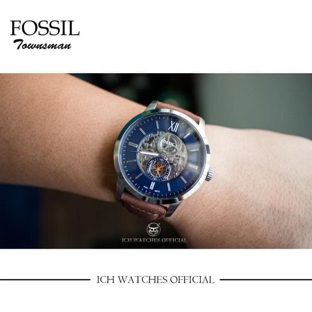 【FOSSIL】ICHco 實體門市 美國FOSSIL Townsman系列鏤空機械錶-男錶女錶手錶運動錶飛行錶生日禮物情人節禮物父親節禮物聖誕節