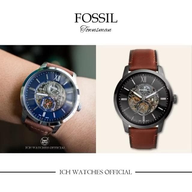 【FOSSIL】ICHco 實體門市 美國FOSSIL Townsman系列鏤空機械錶-男錶女錶手錶運動錶飛行錶生日禮物情人節禮物父親節禮物聖誕節