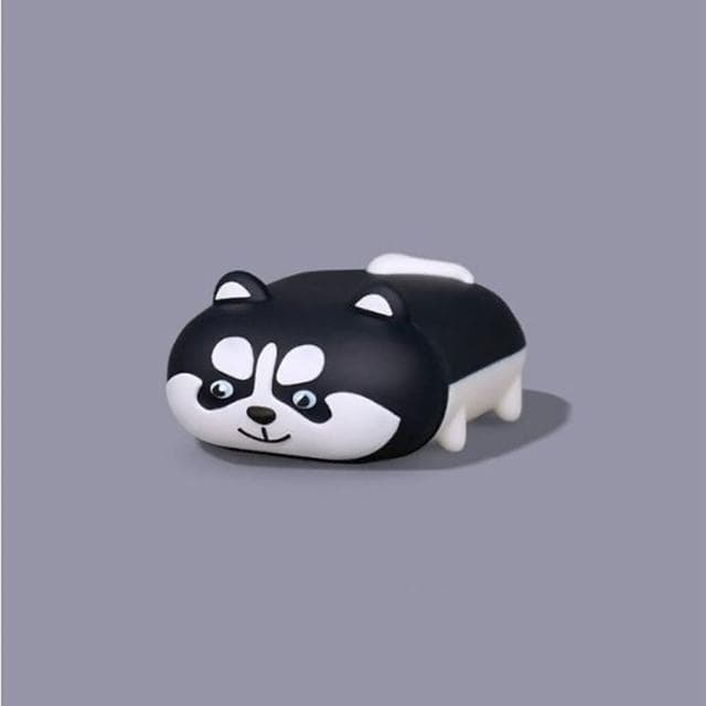 趴趴哈士奇AirPods Pro/Pro 2保護套 蘋果耳機套矽膠防摔保護 藍牙耳機殼 創意男女生 生日禮物 批發