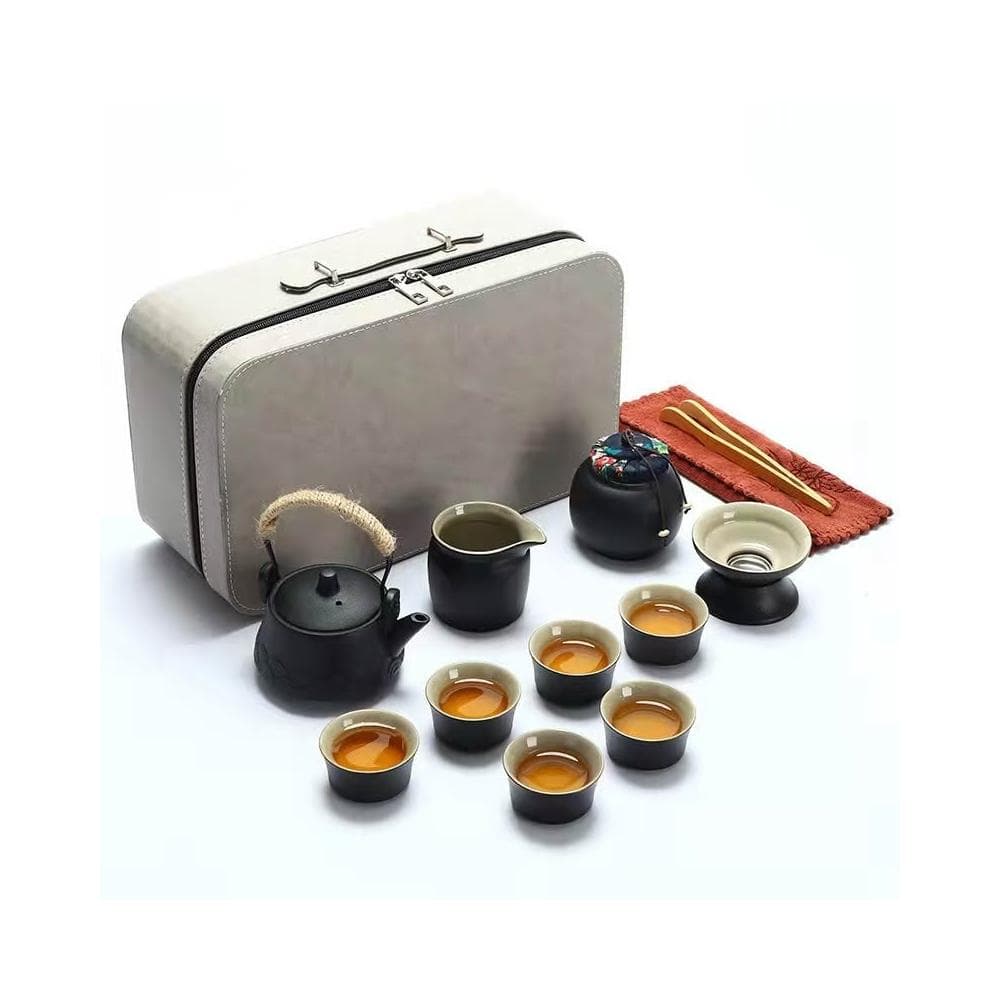 便攜式高質感大全配 茶具禮盒 茶具組 茶壺 茶杯 旅行茶具 泡茶組 茶具套裝 茶具 禮物 露營茶具