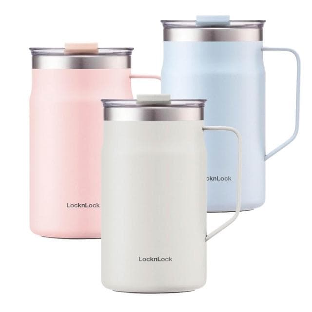 【LocknLock 樂扣樂扣】附蓋都會馬克杯650ml (韓國正版授權 內膽無接縫 保溫馬克杯 露營杯 辦公杯 隨行咖啡杯  抽獎禮物 辦公小物 餐廚 創意家居 日用品 送禮 生日禮物 交換禮物)