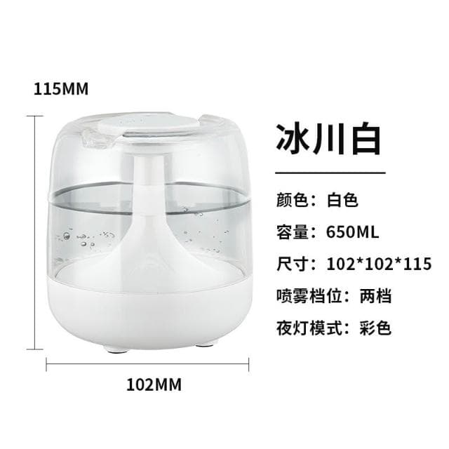 🔥24H出貨🔥加濕器 小型家用香薰機 440ML 二合一 靜音臥室 大容量 霧凈化空氣 迷你小夜燈 水氧機 香薰機