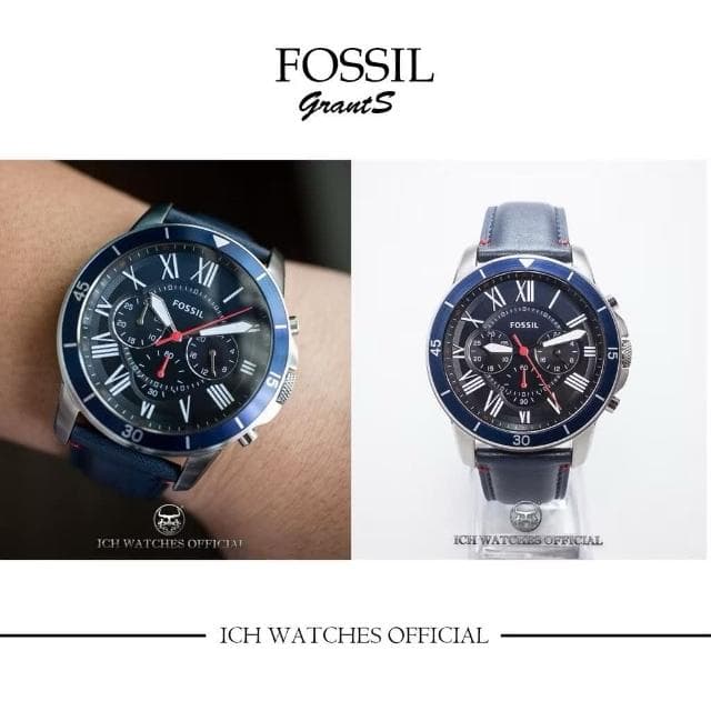 【FOSSIL】ICHco 實體門市 美國 FOSSIL羅馬時標系列-三眼計時腕錶手錶男錶女錶情侶錶watch潛水錶智能錶石英錶機械錶父親節禮物