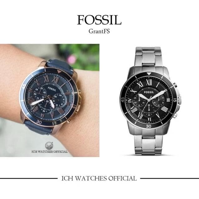【FOSSIL】ICHco 實體門市 美國 FOSSIL羅馬時標系列-三眼計時腕錶手錶男錶女錶情侶錶watch潛水錶智能錶石英錶機械錶父親節禮物