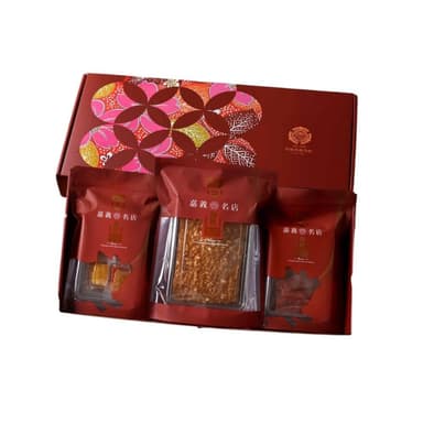 【可味肉乾】中秋花漾禮盒 3入組(cp值最高的禮盒/中秋禮盒/送禮/伴手禮/禮物/過年禮盒)