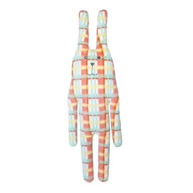 【CRAFTHOLIC 宇宙人】歡樂彩條格兔大抱枕 萬聖節 聖誕節 情人節 送禮推薦 交換禮物 尾牙 生日禮物 除舊布新 LEALEA系列
