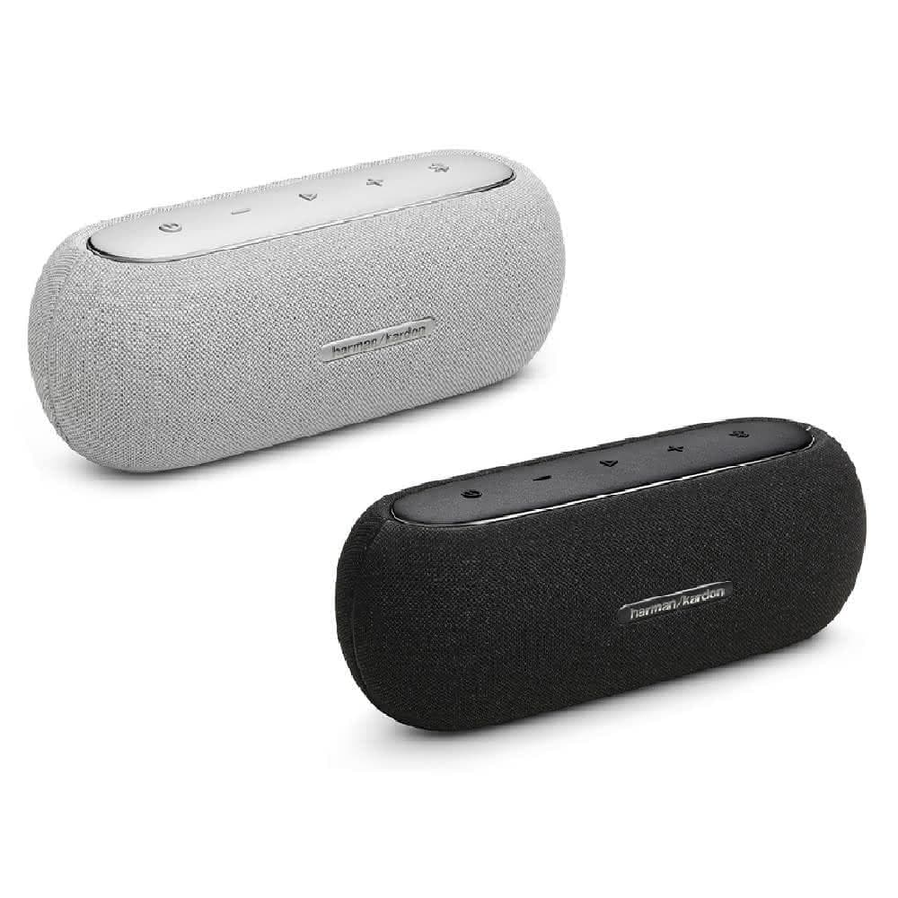 【Harman Kardon】哈曼卡頓 Harman Kardon Luna 攜帶式 藍牙喇叭 〔黑/白〕 防水 重低音 公司貨 一年保(harman kardon aura studio 4 藍芽 音響)