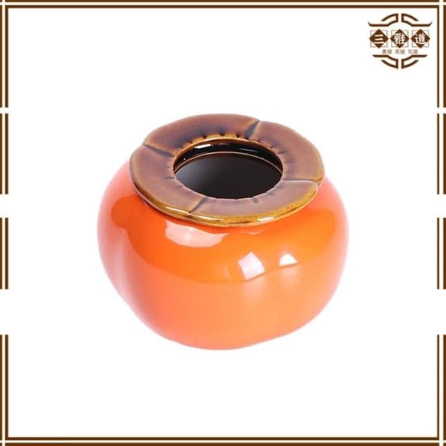 三雅道 柿柿如意喬遷之喜裝飾品開業桌面紅果盆栽擺件禮物布置客廳擺設