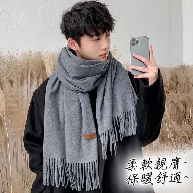 台灣發貨 格子圍巾 韓國圍巾 羊毛圍巾 流蘇圍巾 冷氣房披巾 仿羊絨 禮物 女士圍巾 披巾 保暖圍巾 男圍巾 發熱圍巾 男士圍巾 圍巾女 圍巾男
