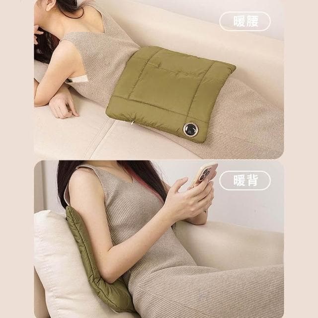 羽絨絲石墨烯暖手袋 加熱墊 暖宮 (USB插電) 暖手寶 暖手墊 暖手袋 加熱墊 熱敷 保暖 熱敷墊 熱敷毯