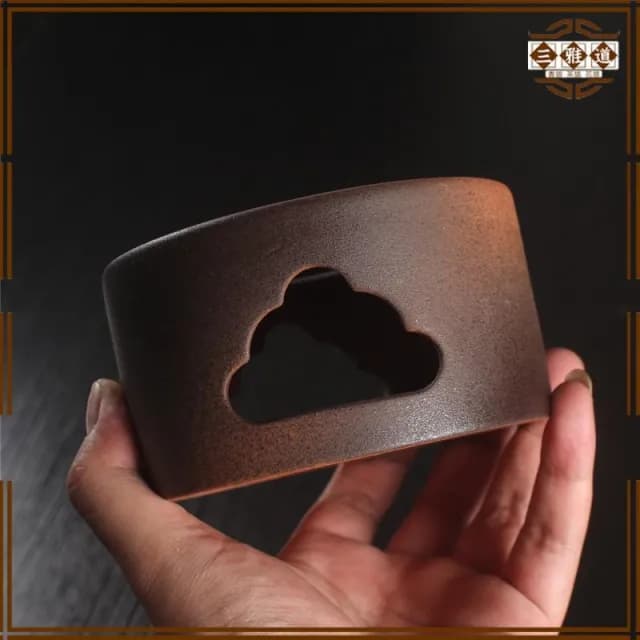 三雅道 陶瓷蠟燭底座加熱精油熏香爐家用會所香薰燈咖啡粉檀香熏香器擴香