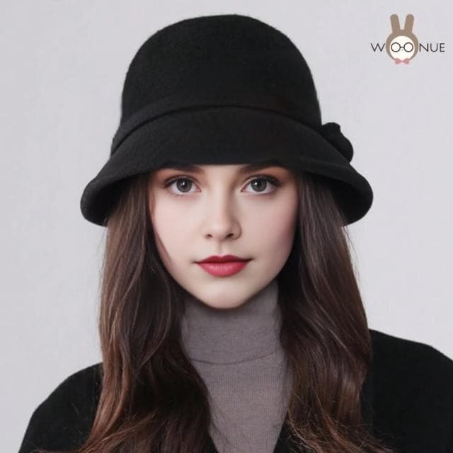 【WOONUE】歐美小臉名媛時尚可愛漁夫帽保暖防曬可調整(秋冬女友女兒老婆父親母親情人聖誕節禮物)