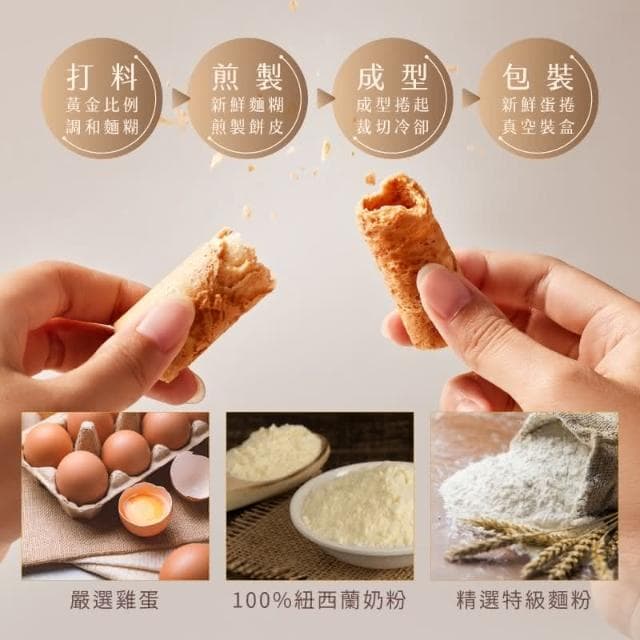 【實心蛋捲】實心蛋捲x立頓 香濃奶茶粹蛋捲提盒 月銷百萬捲 熱銷團購 網友推薦 交換禮物