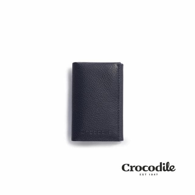 【Crocodile】鱷魚皮件 鑰匙包 真皮鑰匙包 Rocky系列-0103-09909 黑藍兩色真皮鑰匙包 送禮推薦